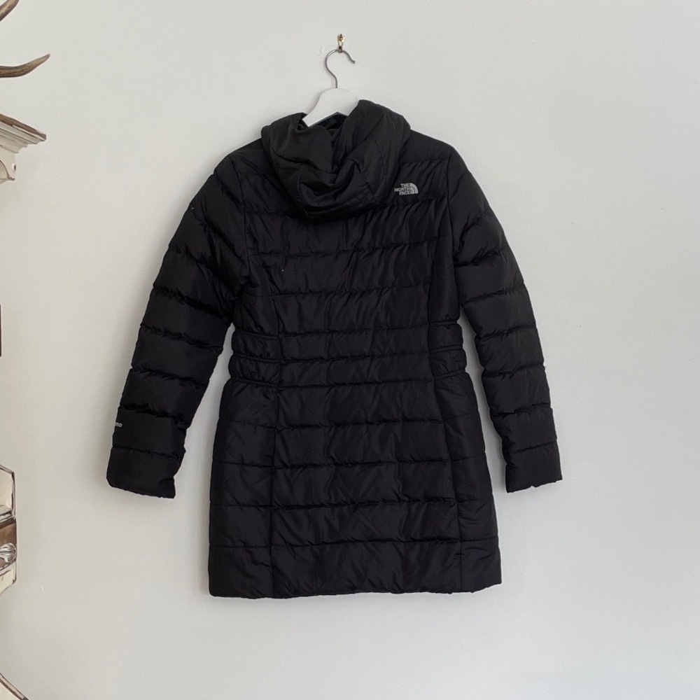 The North Face Womens Aconcagua II Down Parka Jacket Black Hooded Size Medium - Picture 2 of 15